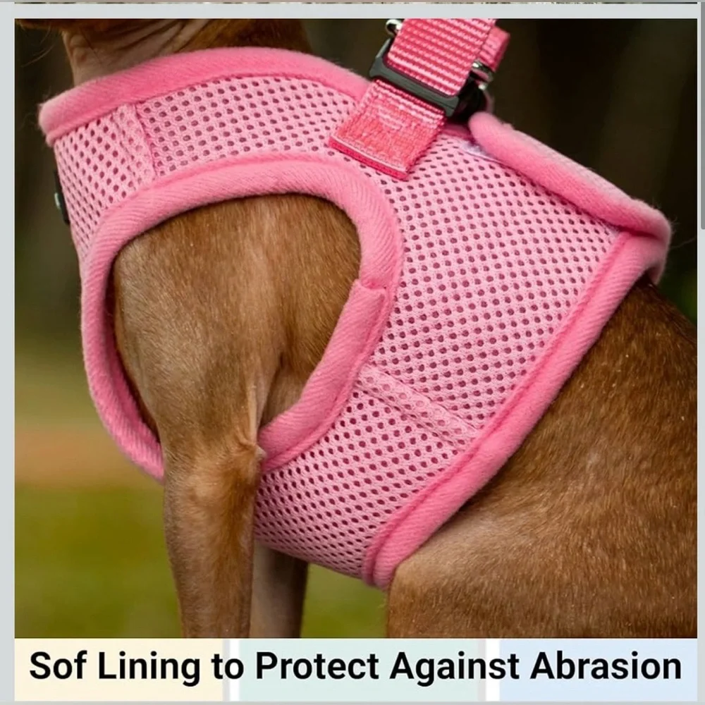 Mr. Peanut's Pink Pet Harness XS Dogs (2-4 pounds)